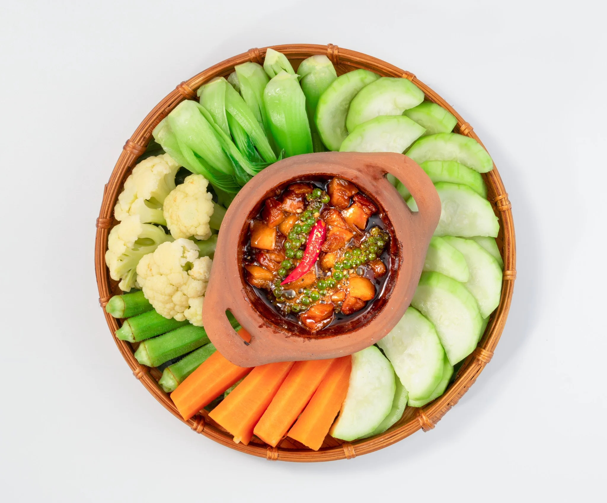 rau luộc kho quẹt